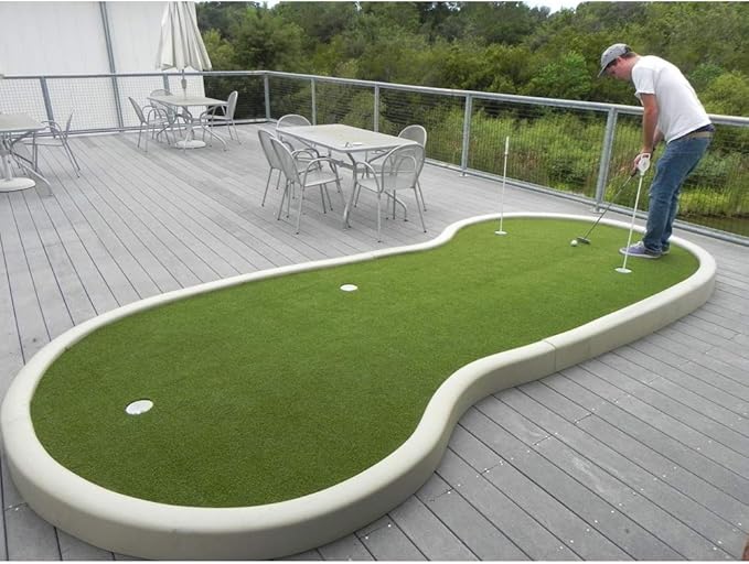 Golf Putting Green - Backyard Artificial Grass Turf 2FTx23FT, Indoor/Outdoor Training Mat, Synthetic Fake Grass for Baseball Football Gym Sports