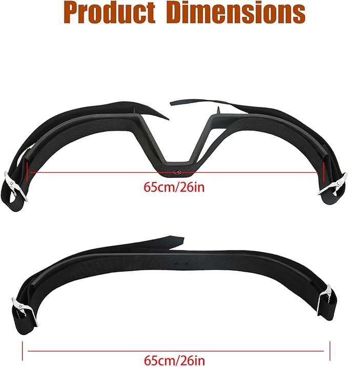 GXYWADY Universal Golf Cart Rear Seat Bag Holder Replacement for Club Car EZGO Yamaha Bag Attachment