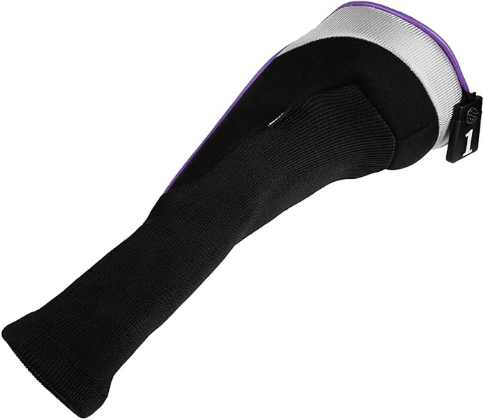 Andux 5pcs/Set Mesh Golf 460cc Driver Fairway Wood Club Head Covers Long Neck with No. Tags