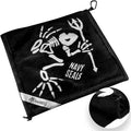 Frogger Amphibian 2-in-1 Golf Towel with Wet and Dry Technology, Navy Seals, Premium Golf Bag Accessory with Carabiner Clip, Ultra Absorbent, for Golf Dads