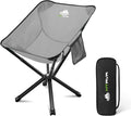 Lightweight Folding Camping Chair — 3.3 lb Compact Portable Design, One-Piece No Assembly Structure, Aluminum Frame, Easy Carry Chair for Travel, Hiking, Camping & Beach