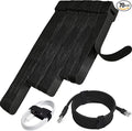 70pcs Cable Ties Reusable Black Wire Ties Cable Management Cord Ties Reusable for Electronics Hook and Loop Cable Ties for Computer 4 6 8 Inch