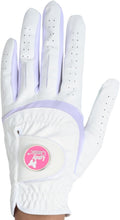 Women's Soft Flex Golf Gloves with Magnetic Ball Marker with Removable Golf Ball Marker- Left Hand