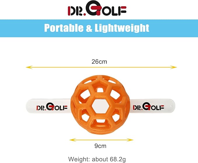 Swing Training Ball， Avoid Chicken Wing, PGA Recommend, Patented Golf Swing Training Aid