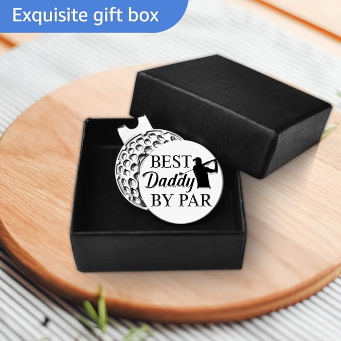 Men Golf Ball Marker with Magnetic Hat Clip, Funny Golf Accessories Gifts for Men, Novelty Birthday Gifts for Male Golfer Fan
