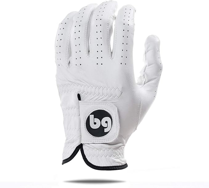 BG Bender - Mens Golf Glove, Durable Leather Golf Gloves, Unique Golf Gloves