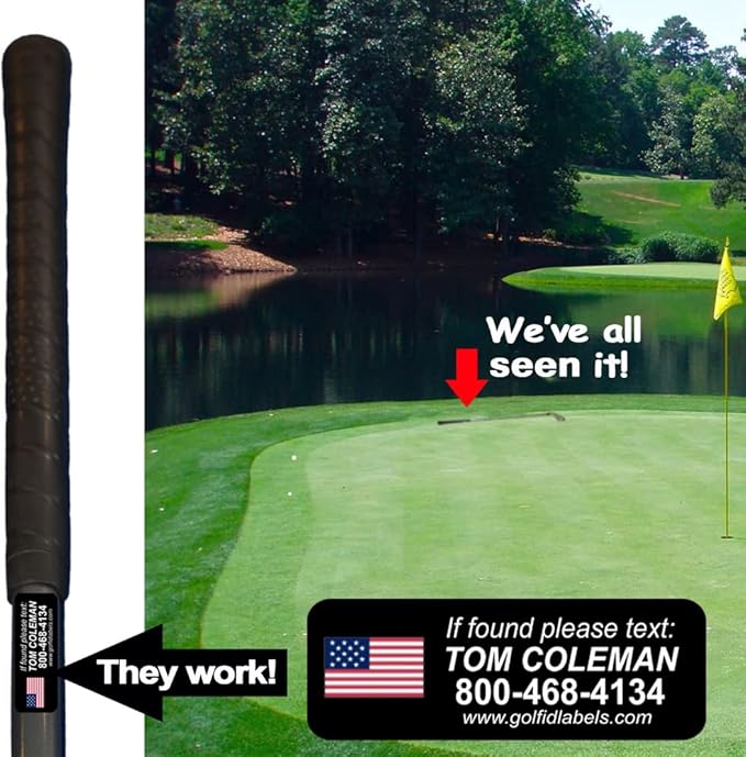 Golf Club Stickers Set of 17| Golf Gift For Men or Women | Personalized Golf ID Labels for your Clubs | Custom Golf Decals | Unique Golfer Gift