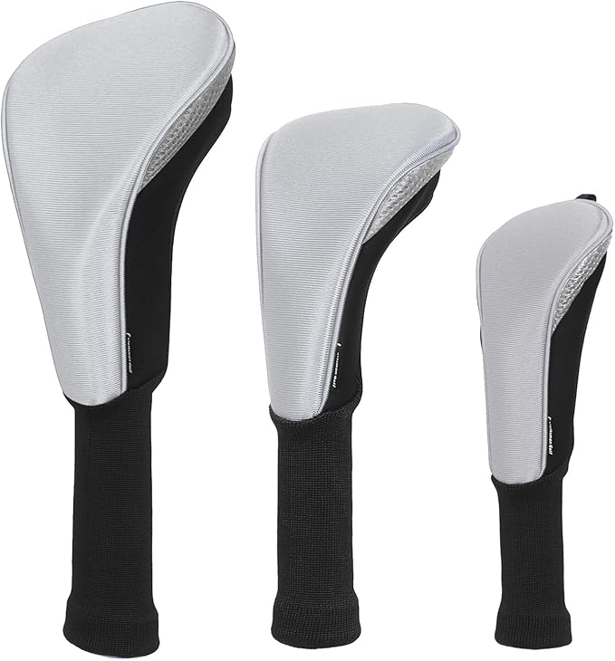 Craftsman Golf 3pcs/Set Meshy Neoprene Golf Club Headcover for Driver Fairway Hybrids Rescue