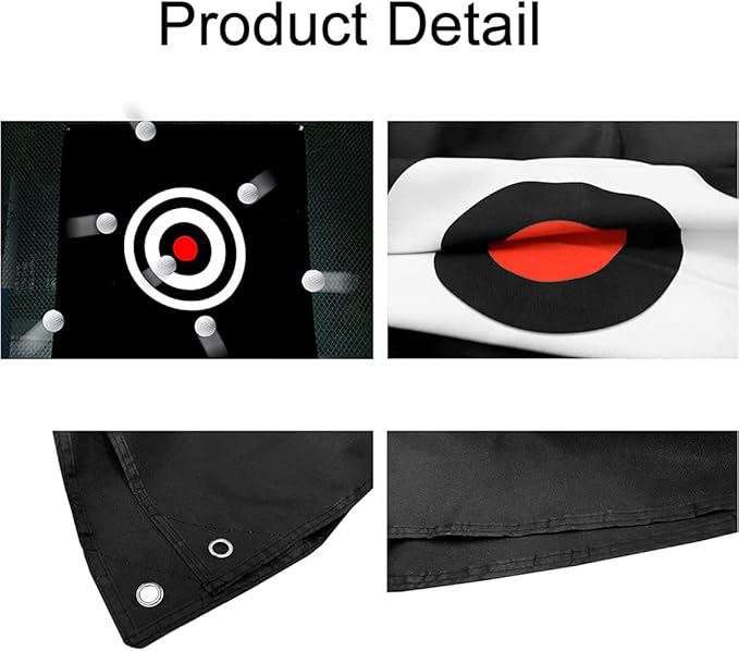 58" x 58" Golf Target Cloth - Hitting Practice Target for Indoor/Outdoor Training