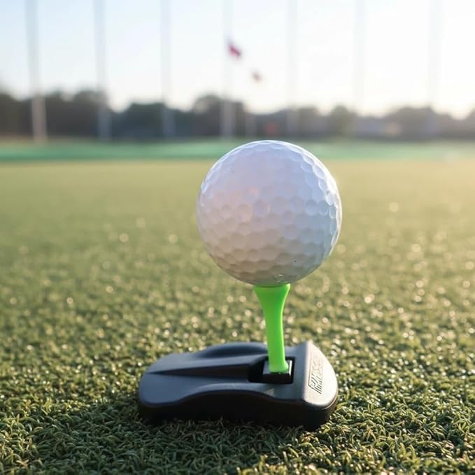 4PCS Turf Base V3, Hinged Turf Tee for Artificial Turf, Unbreakable Golf Tees for Simulator, Pre-Cut Tee Variety Packs & Golf Tee Holder for Artificial Turf, Indoor Outdoor Home Training