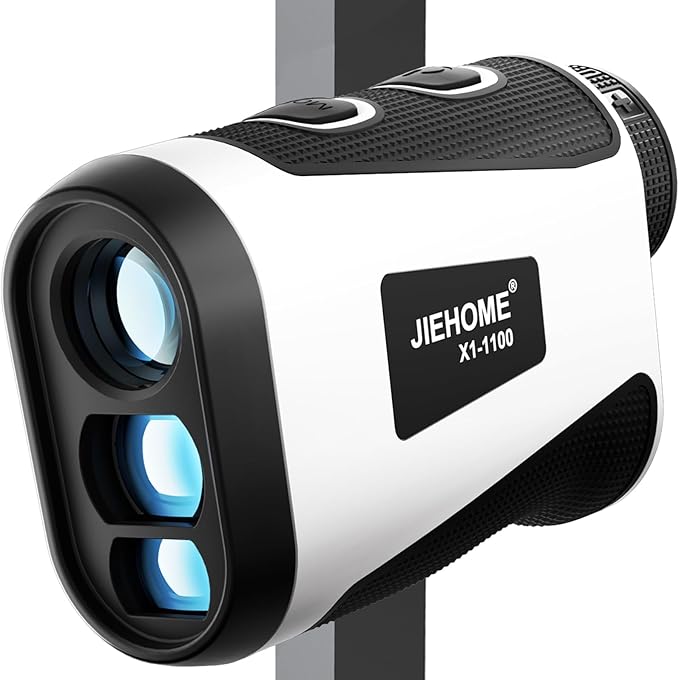 X1 Golf Rangefinder with Slope, Flagpole Lock and Vibration, 660/1100YDS Laser Rangefinder for Golfing & Hunting, Rechargeable Laser Range Finder Distance Measuring with High-Precision