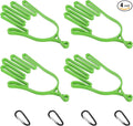 PATIKIL Golf Gloves Stretcher,Plastic Keeper Support Rack Holder Dryer Hanger Frame with Hanging Hooks