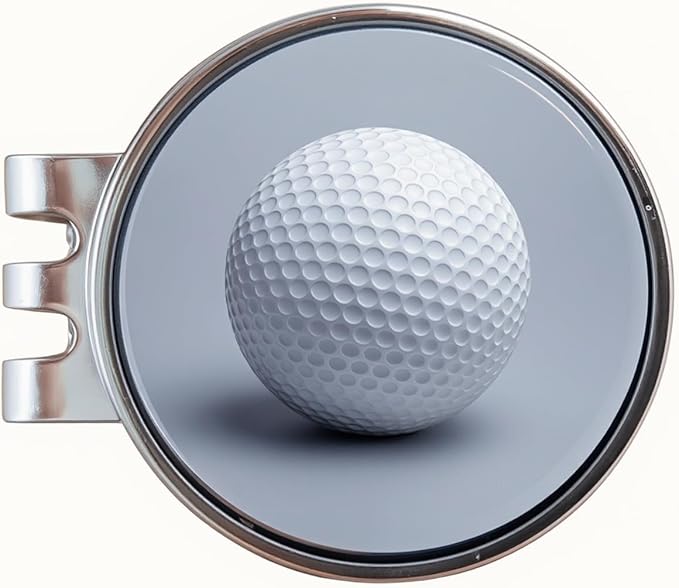 Custom Golf Ball Markers with Magnetic Hat Clip, Personalized Ball Marker & Clip,Metal Markers with Photo/Logo/Text Name, Durable Zinc Alloy Golf Accessories for Men Women
