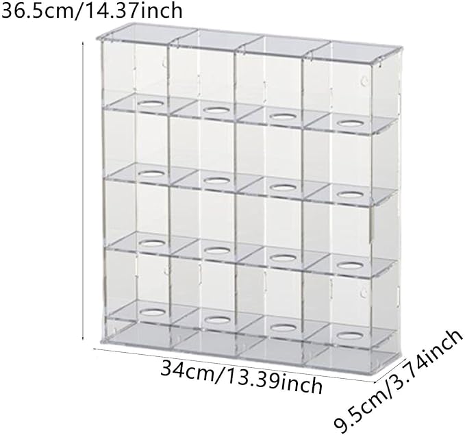 Acrylic Golf Ball Display Rack, Golfball Holder, Easy to Install Practical, Golfball Supplies Showcase Wall Mounted