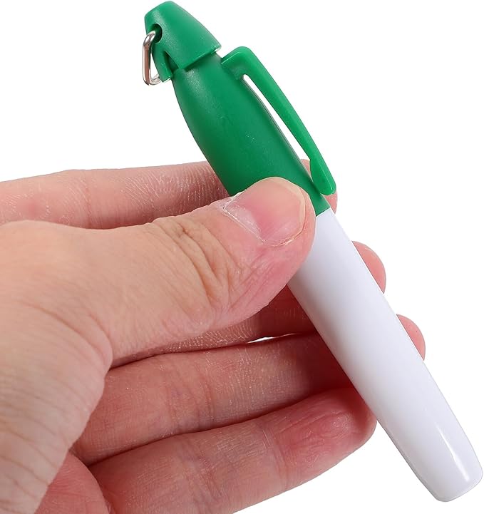 4pcs Golf Ball Line Marker Pen Drawing Tool for Precise Golf Ball Alignment and Marking User-Friendly Versatile and Construction Use Green