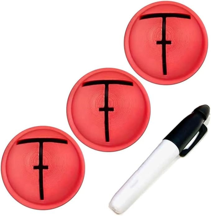 Golf Trainings Alignment Aid for Ball Positioning Accuracy Light Weight Practice Accessory Nonslip Golf Trainings Templates