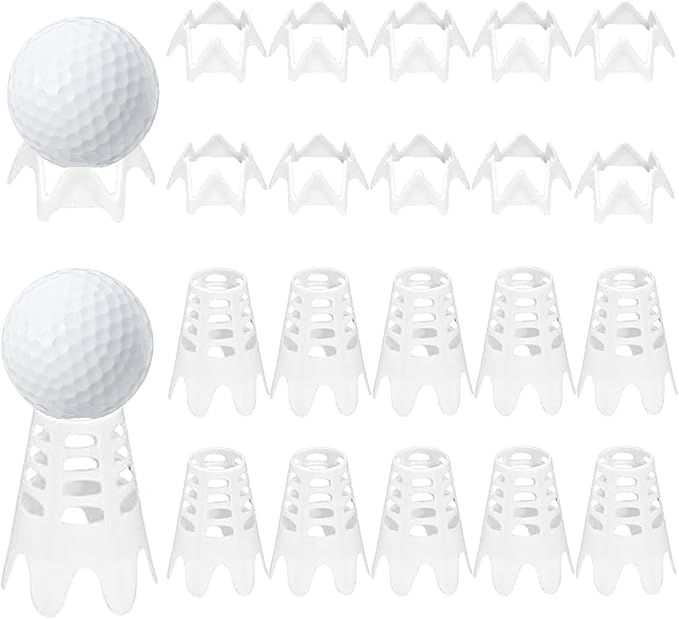 Plastic Golf Tees, Golf Simulator Tees for Home, Outdoor Indoor Golf Tees Simulator Practice Training, Golf Mat Tees for Winter Turf and Driving Range