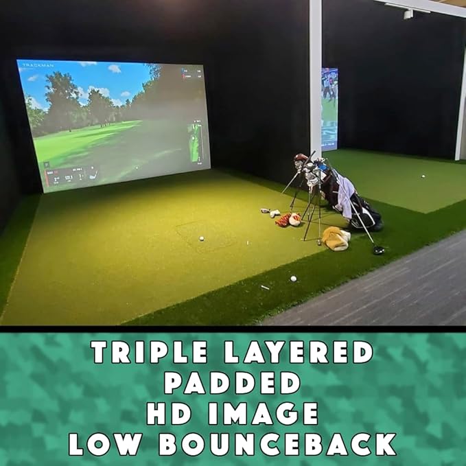 SPECTRUM GOLF SIMULATORS- Golf Impact Screen Poly Spacer for Golf Simulator-RAW Material-US Made-Fits Most Golf Cages
