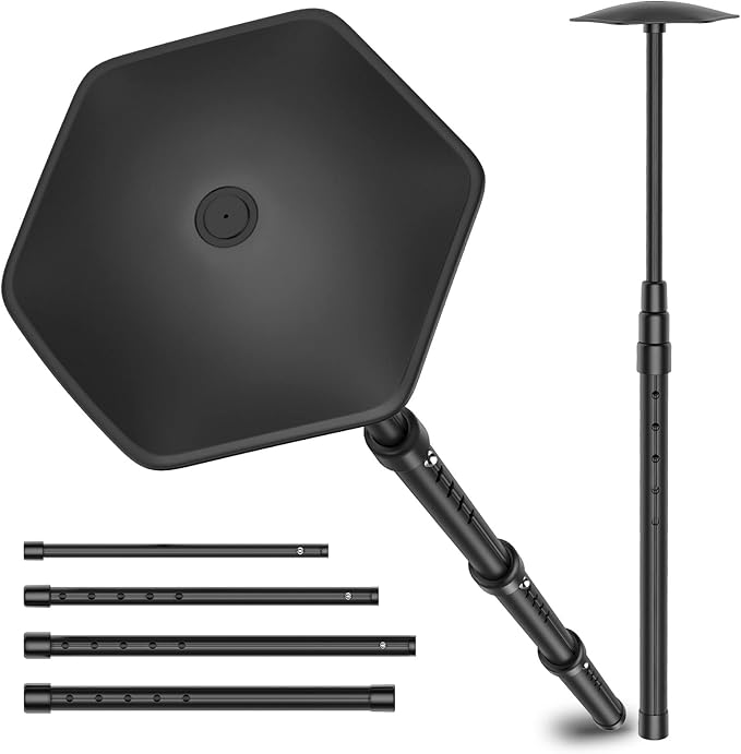 Rhino Valley Golf Travel Bag Support Rod, Aluminum Alloy Rod and Anti-Impact Support Cover, Golf Support Protector Bag Accessory, Golf Support Stick Adjustable Clubs Protection System Pole