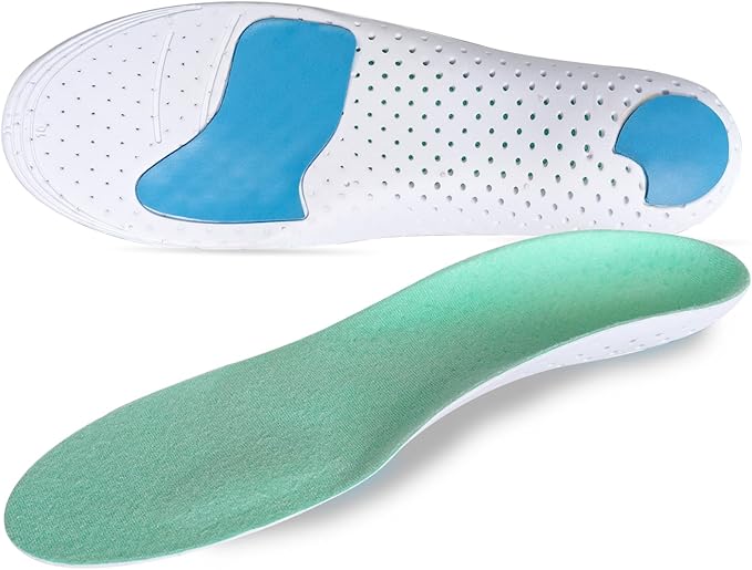 Insoles for Golf Men's Shoes Replacement, Footwear Inserts for Arch Support Inserts to Help Reduce Fatigue Cushion Shock Absorbing (Men 10-11)