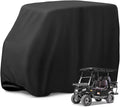 Golf Cart Cover,Waterproof Universal 4 Passenger Golf Cart Covers,Golf Cart Accessories for Outdoor Storage Protective - 120" L x 55" W x 78" H