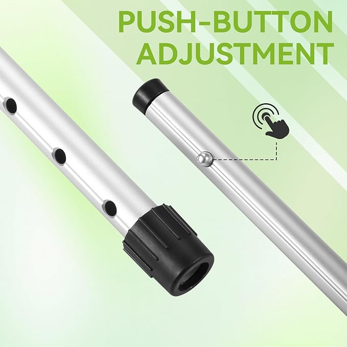 Golf Travel Bag Support Pole-Professional Golf Travel Support Rod,21-52 Inch Golf Bag Stand,Stiff Arm for Golf Travel Bag with Anti-Impact ABS Cover,Golf Club Travel Protection Kit