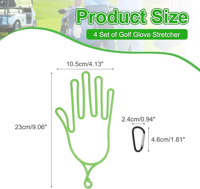 PATIKIL Golf Gloves Stretcher,Plastic Keeper Support Rack Holder Dryer Hanger Frame with Hanging Hooks