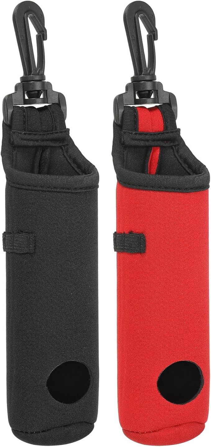 PATIKIL Golf Ball Carry Bag, Golf Tee Holders Pouch Portable Neoprene Golf Ball Holder with Clip for Men and Women Storage Gifts