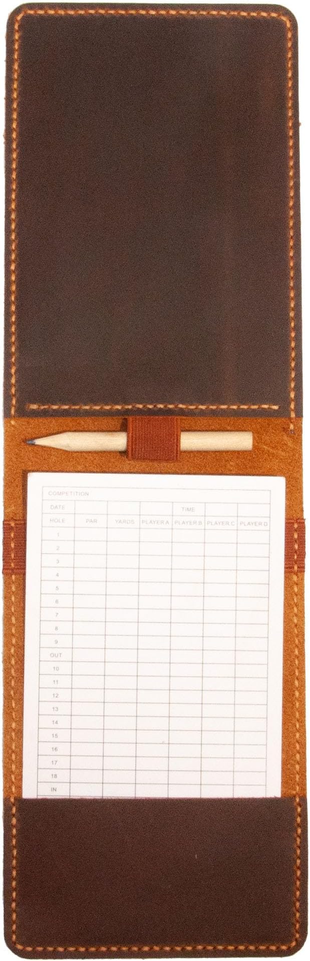 Personalized Leather Golf Scorecard & Yardage Book Holder, Personalized Golf Gift, Yardage Book Holder, Gifts for Dad, Gifts for Golfers