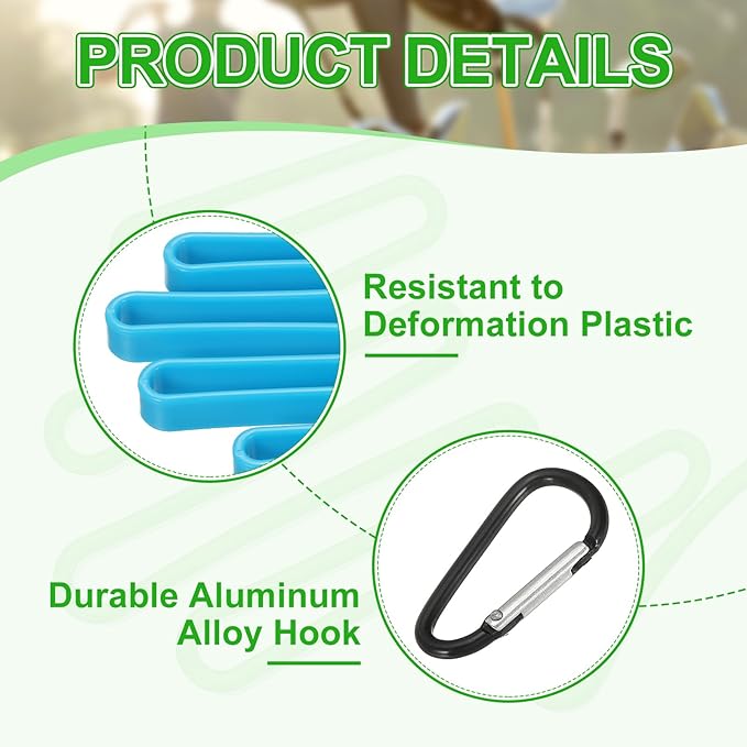 PATIKIL Golf Gloves Stretcher,Plastic Keeper Support Rack Holder Dryer Hanger Frame with Hanging Hooks