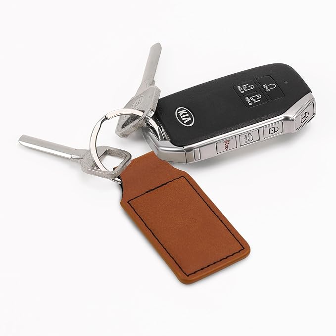 LaserGram Rectangle Keychain, Disc Golf, Personalized Engraving Included