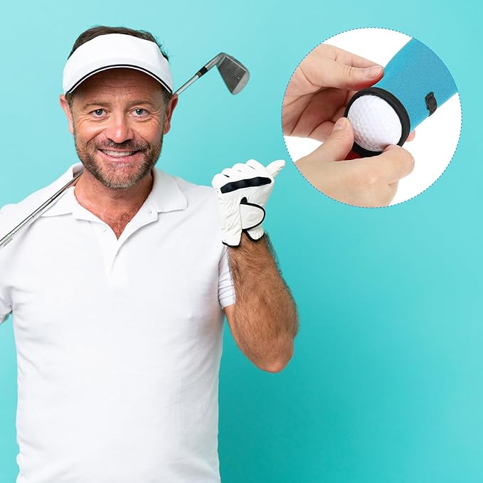 PATIKIL Golf Ball Carry Bag, Golf Tee Holder Pouch Portable Neoprene Golf Ball Holder with Clip for Men and Women Storage Gifts