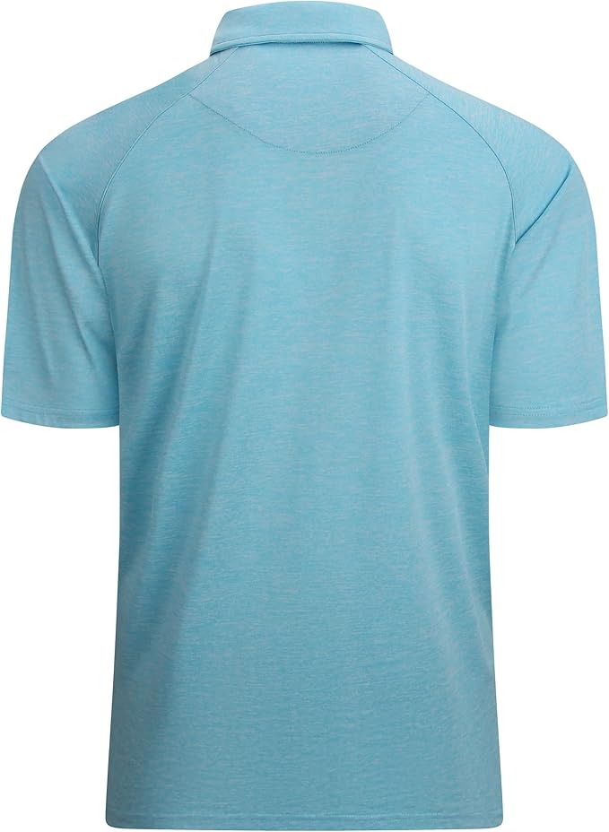Alex Vando Mens Golf Shirt Moisture Wicking Quick-Dry Short Sleeve Casual Polo Shirts for Men