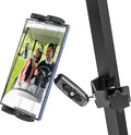 Z Fold Golf Cart Mount, [Metal Square Clip] Golf Cart Tablet Phone Holder, 360° Swivel Tablet Phone Clamp for EZGO/Club Car/Yamaha, Fits Galaxy Z Fold 7 6 5 4 3 2, Pixel Fold, 4-13" Device