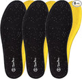 3 Pair -Shoe Inserts for Mens Memory Foam Insoles,Replacement Insoles for Work Boots Running Shoes, Cushion Shock Absorbing for Foot Pain Relief, Comfort Breathable Inner Soles Black 43EU,US10