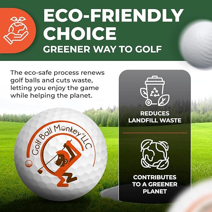 Golf Ball Monkey Cheap Recycled for Titleist ProV1X Golf Balls Bulk - Premium Used Pro V1X Golfballs ProV - Pro V 1X Balls