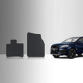 TOUGHPRO Floor Mats Accessories for Audi Q7 All Weather Heavy Duty (Made in USA) Black Rubber 2007 2008 2009 2010 2011 2012 2013 2014 2015 (Front Mats)