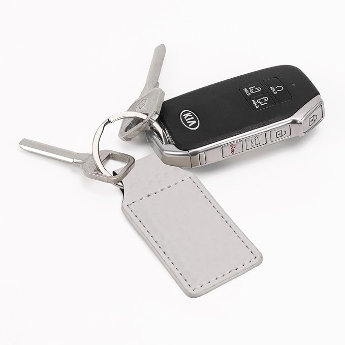 LaserGram Rectangle Keychain, Disc Golf, Personalized Engraving Included