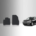 TOUGHPRO Floor Mats Accessories (Front Row Set) for GMC Acadia All Weather Heavy Duty Black Rubber 2017 2018 2019 2020 2021 2022 2023
