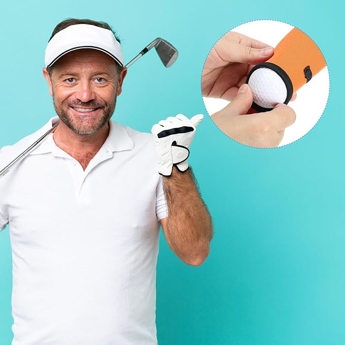 PATIKIL Golf Ball Carry Bag, Golf Tee Holder Pouch Portable Neoprene Golf Ball Holder with Clip for Men and Women Storage Gifts