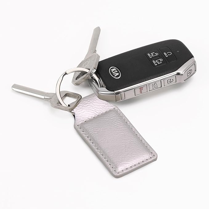 LaserGram Rectangle Keychain, Golfer Golfing, Personalized Engraving Included