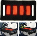 Heated Golf Cart Seat Cover,Non-Slip Winter Golf Cart Seat,Universal Fit, Easy Installation,4 Heating Zones, USB/Type-C Powered, Non-Slip & Waterproof, Ideal Golf Gift for Men