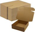 9x9x3 Inches Shipping Boxes Set of 25，Brown Cardboard Boxes Recyclable Corrugated Mailers for Small Business, E-commerce, Gift Packaging Storage Boxes Products Box Self-Locking Folding Boxes