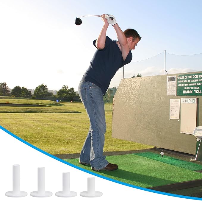 PATIKIL Rubber Golf Tees, Tall Practice Training Driving Range Tee Stable Ball Holder
