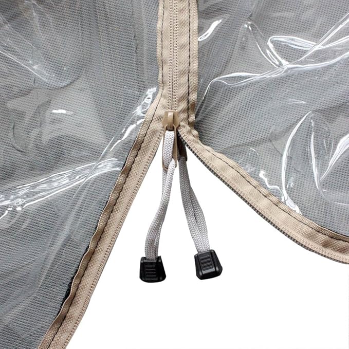 Leader Accessories Deluxe 4-Person Golf Cart Cover Storage Driving Enclosure Fit EZ Go, Club Car, Yamaha Cart