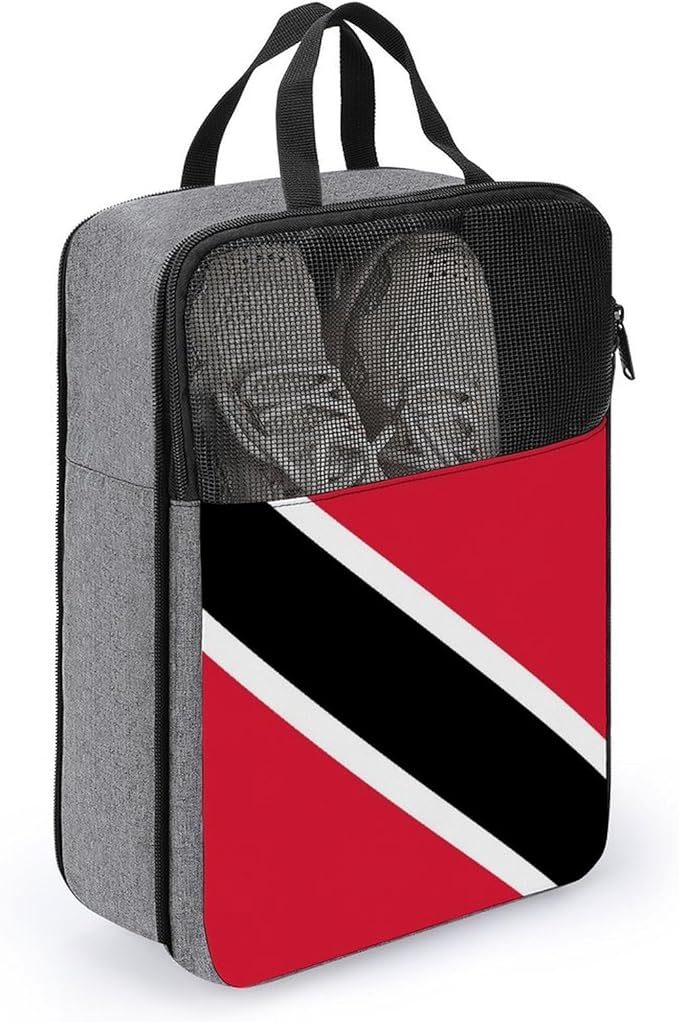 Portable Travel Shoe Packing Bag for Gym Dust-Proof Storage Shoe Travel Bag Trinidad And Tobago Flag Reusable Sneaker Bags