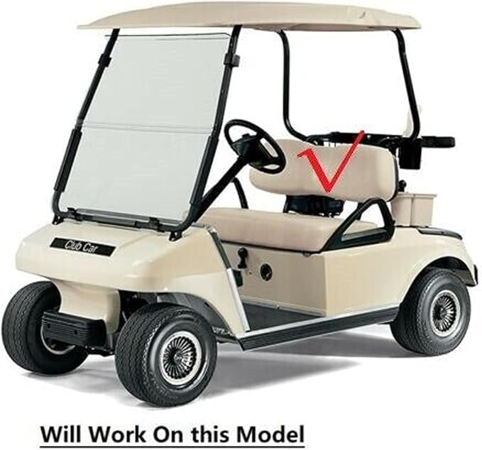 Huskey Parts Company Charcoal Gray Seat Cover for Club Car DS Golf Cart 2000.5-2013, Extra Cushion
