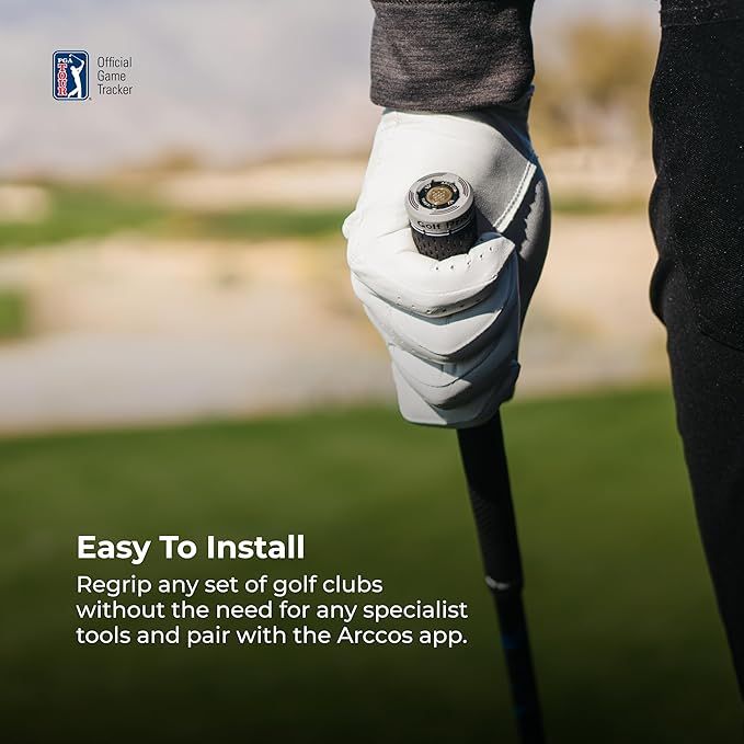 Arccos Caddie Smart Grips - Golf Pride MCC Plus4 (Standard),Grey / Black
