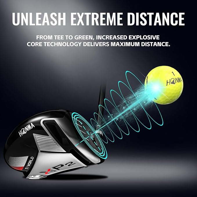 Honma D1 Distance Golf Balls,Extra Soft Feel with Long Distance,High Speed Core with Low Spin Design,Low Compression Golfballs Perfect for Men,Women Beginners,1 Dozen