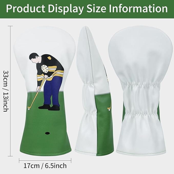 Golf Club Head Covers, Golf Club Covers, Driver Headcover，Driver Cover，Golf Club Covers，Novelty DriverHead Covers
